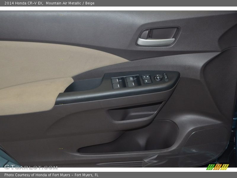 Mountain Air Metallic / Beige 2014 Honda CR-V EX