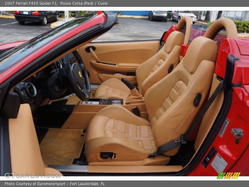 Front Seat of 2007 F430 Spider F1