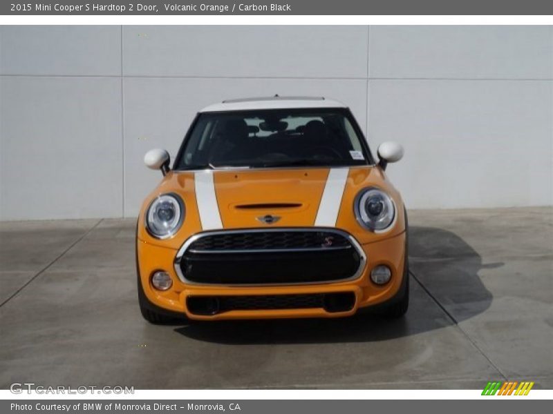 Volcanic Orange / Carbon Black 2015 Mini Cooper S Hardtop 2 Door