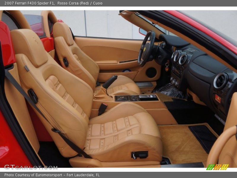 Front Seat of 2007 F430 Spider F1