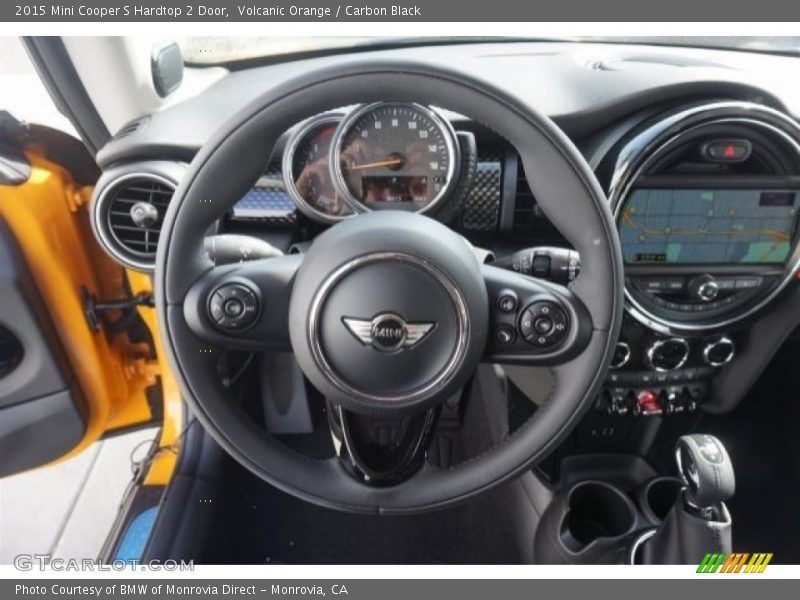 Volcanic Orange / Carbon Black 2015 Mini Cooper S Hardtop 2 Door
