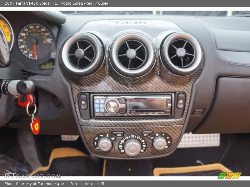Controls of 2007 F430 Spider F1