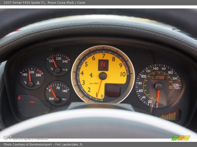  2007 F430 Spider F1 Spider F1 Gauges