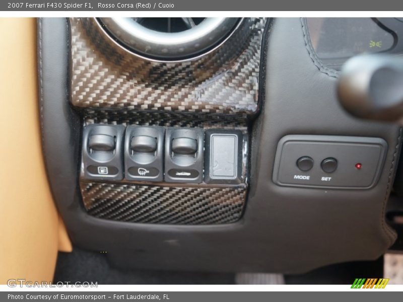 Controls of 2007 F430 Spider F1