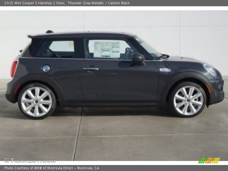 Thunder Gray Metallic / Carbon Black 2015 Mini Cooper S Hardtop 2 Door
