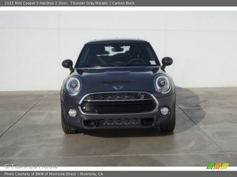 Thunder Gray Metallic / Carbon Black 2015 Mini Cooper S Hardtop 2 Door