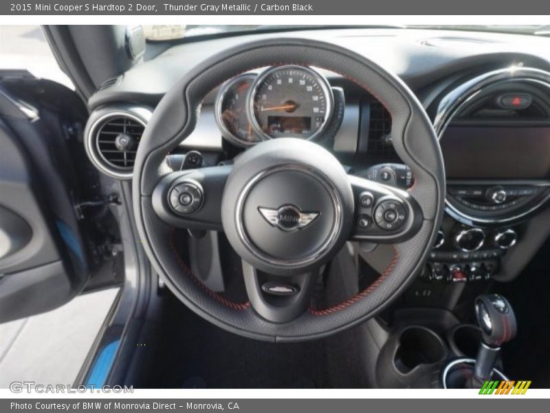 Thunder Gray Metallic / Carbon Black 2015 Mini Cooper S Hardtop 2 Door