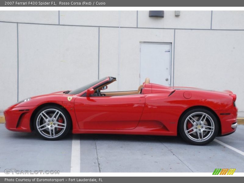 Rosso Corsa (Red) / Cuoio 2007 Ferrari F430 Spider F1