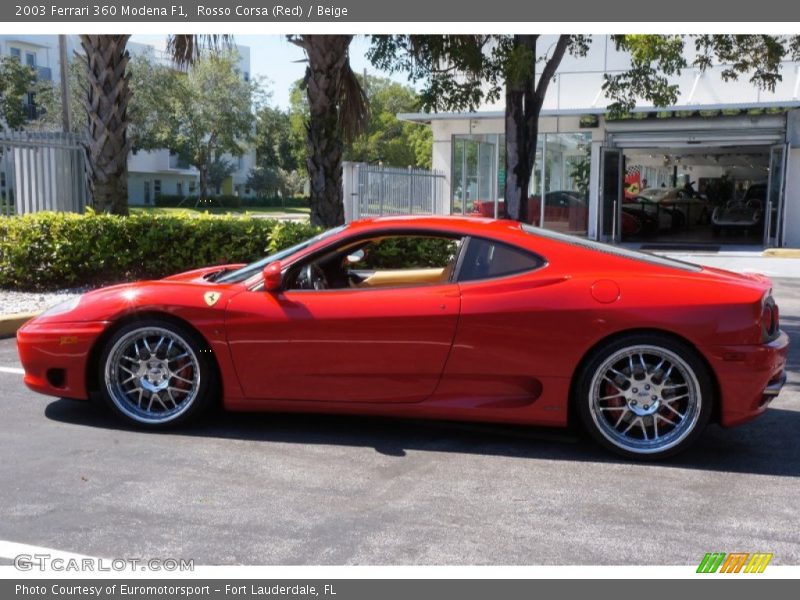 Rosso Corsa (Red) / Beige 2003 Ferrari 360 Modena F1