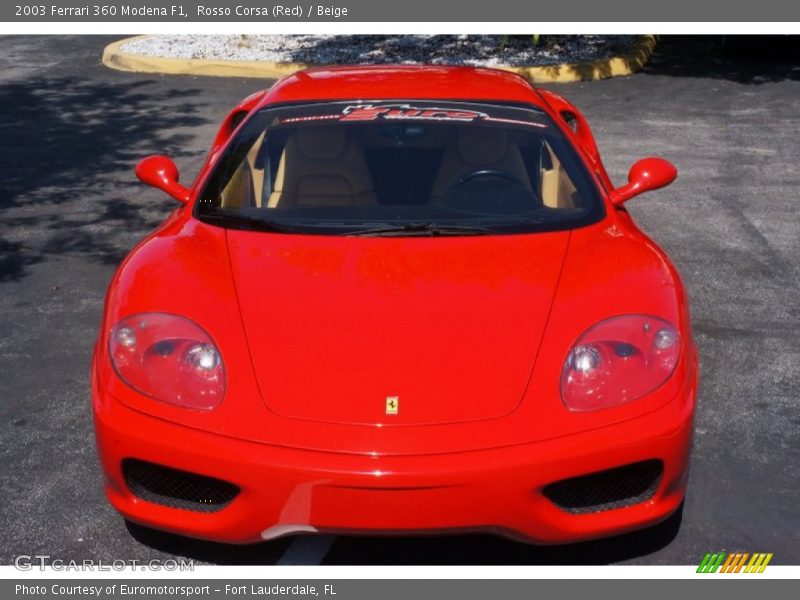 Rosso Corsa (Red) / Beige 2003 Ferrari 360 Modena F1