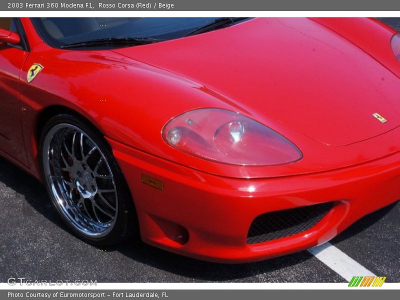 Rosso Corsa (Red) / Beige 2003 Ferrari 360 Modena F1