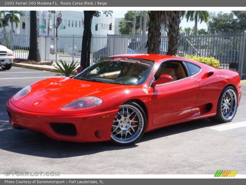 Front 3/4 View of 2003 360 Modena F1