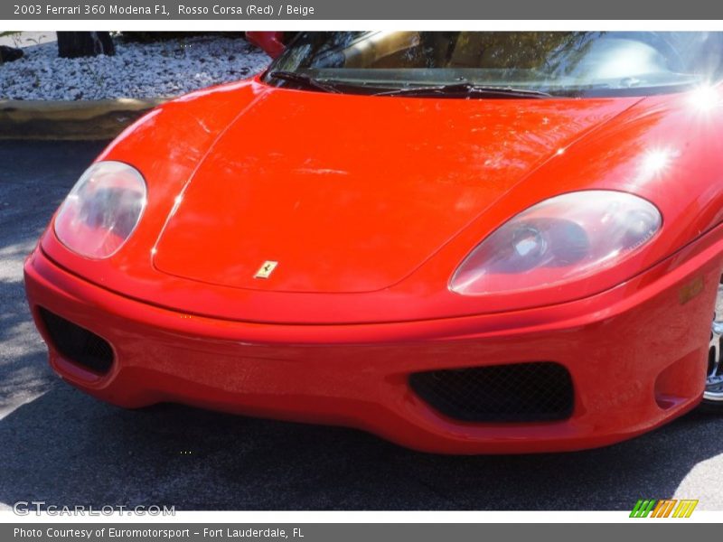 Rosso Corsa (Red) / Beige 2003 Ferrari 360 Modena F1
