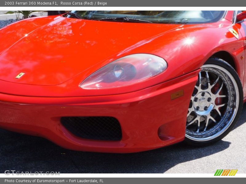 Rosso Corsa (Red) / Beige 2003 Ferrari 360 Modena F1