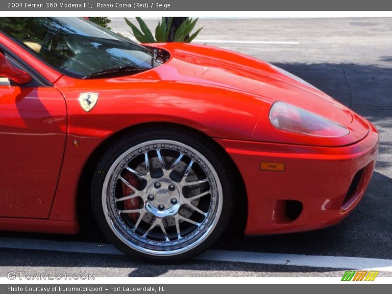 Rosso Corsa (Red) / Beige 2003 Ferrari 360 Modena F1