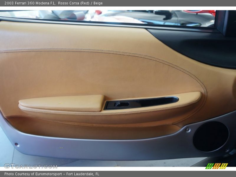 Rosso Corsa (Red) / Beige 2003 Ferrari 360 Modena F1