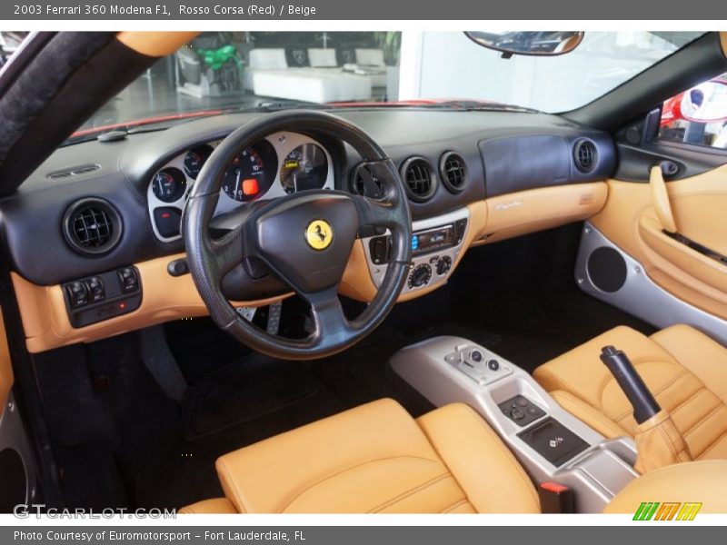  2003 360 Modena F1 Beige Interior