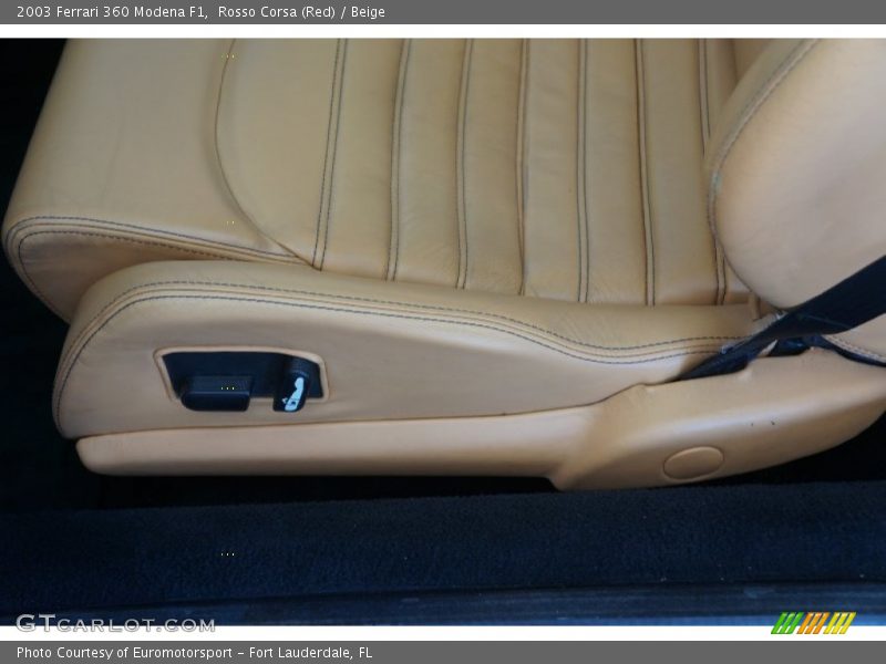 Rosso Corsa (Red) / Beige 2003 Ferrari 360 Modena F1