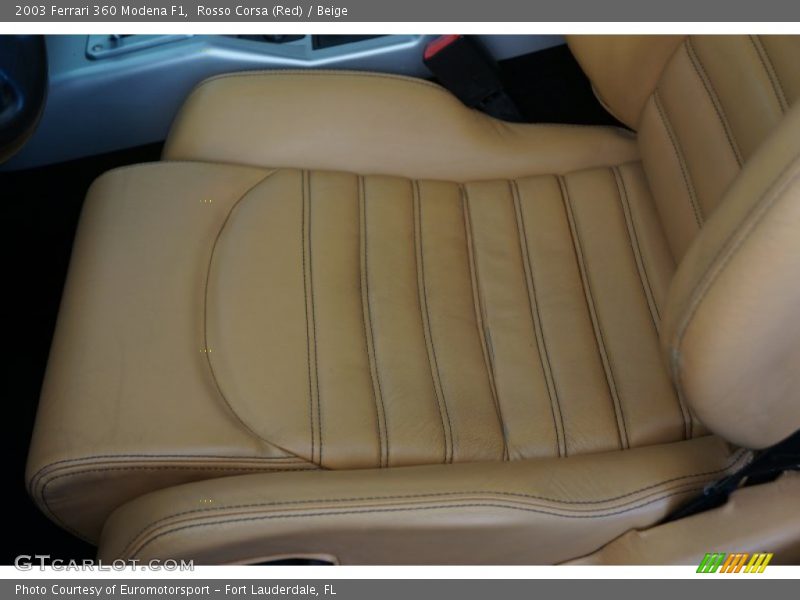 Rosso Corsa (Red) / Beige 2003 Ferrari 360 Modena F1