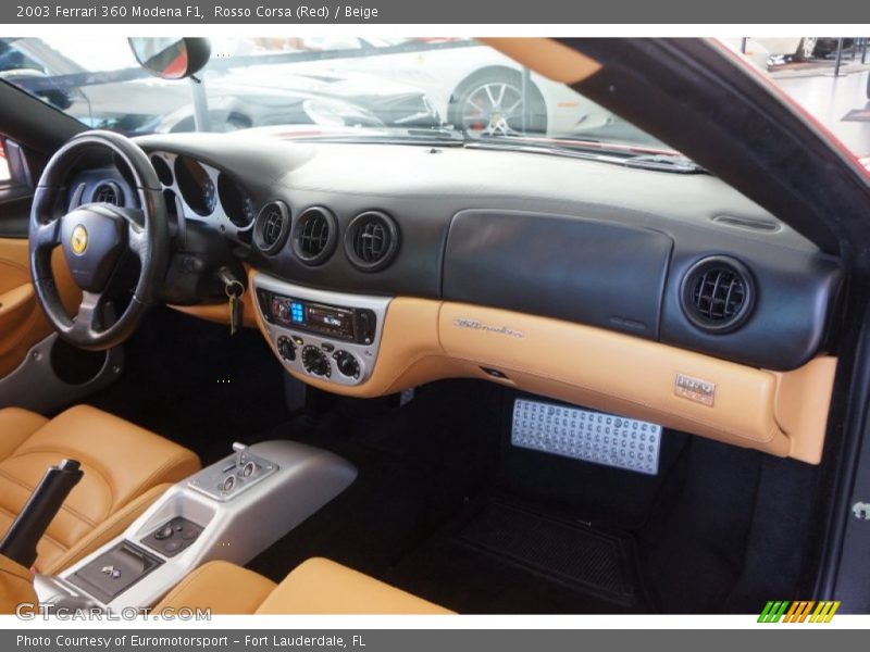 Rosso Corsa (Red) / Beige 2003 Ferrari 360 Modena F1