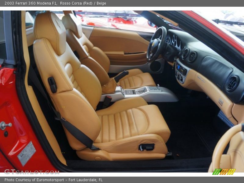 Rosso Corsa (Red) / Beige 2003 Ferrari 360 Modena F1
