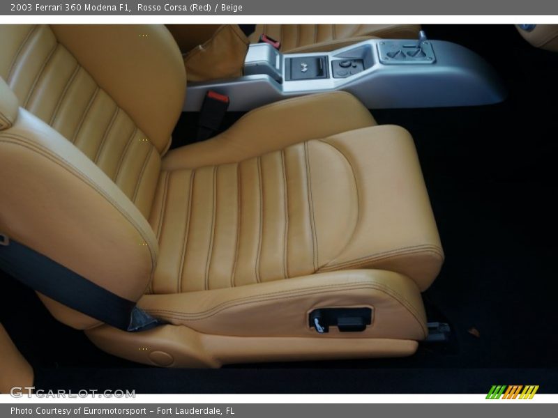 Rosso Corsa (Red) / Beige 2003 Ferrari 360 Modena F1