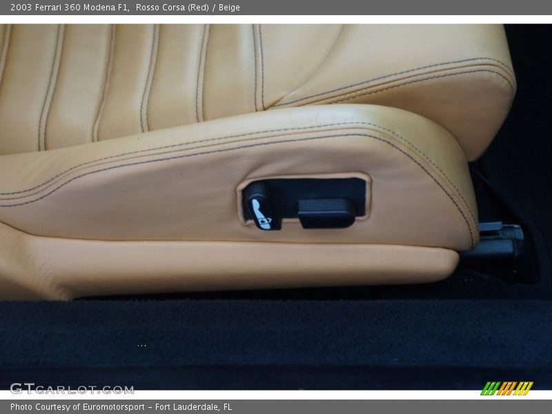 Rosso Corsa (Red) / Beige 2003 Ferrari 360 Modena F1