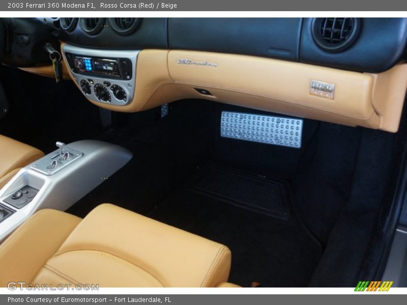 Rosso Corsa (Red) / Beige 2003 Ferrari 360 Modena F1