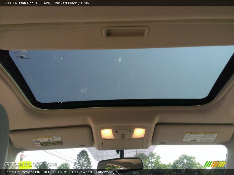 Wicked Black / Gray 2010 Nissan Rogue SL AWD