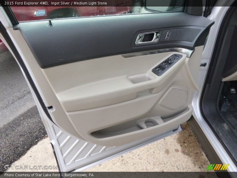 Ingot Silver / Medium Light Stone 2015 Ford Explorer 4WD