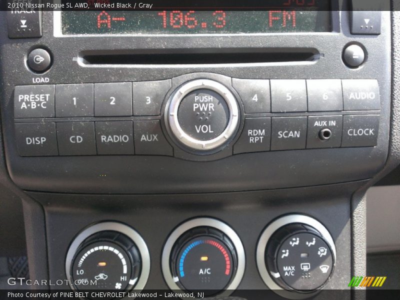 Wicked Black / Gray 2010 Nissan Rogue SL AWD