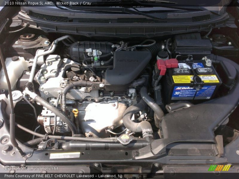 Wicked Black / Gray 2010 Nissan Rogue SL AWD