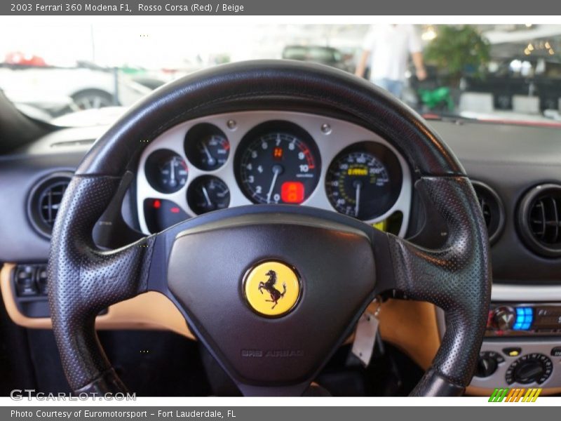 Rosso Corsa (Red) / Beige 2003 Ferrari 360 Modena F1