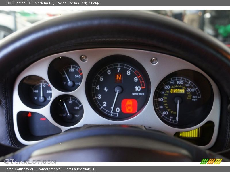 Rosso Corsa (Red) / Beige 2003 Ferrari 360 Modena F1