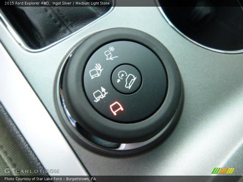 Ingot Silver / Medium Light Stone 2015 Ford Explorer 4WD