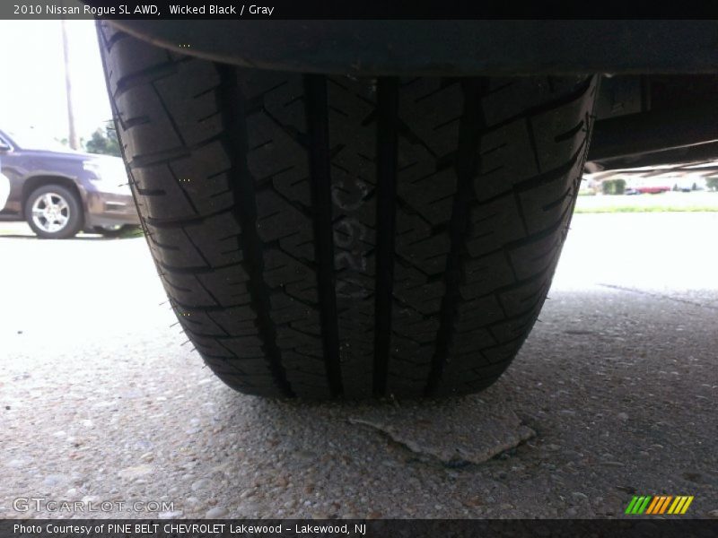 Wicked Black / Gray 2010 Nissan Rogue SL AWD