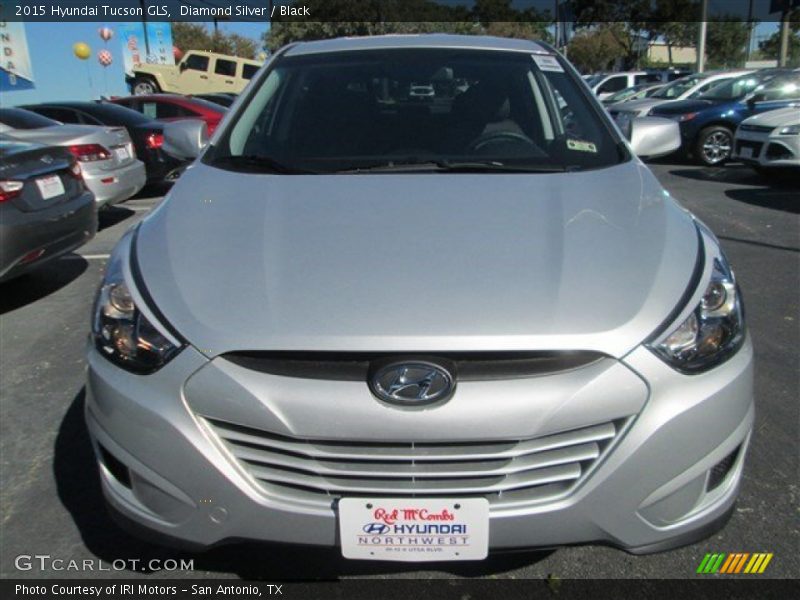 Diamond Silver / Black 2015 Hyundai Tucson GLS