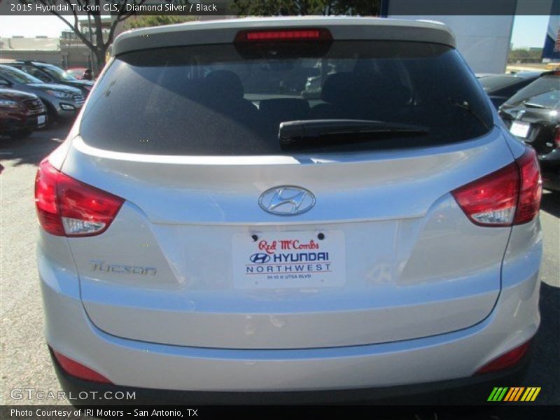 Diamond Silver / Black 2015 Hyundai Tucson GLS