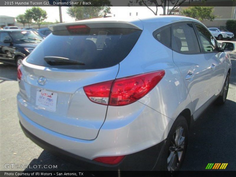 Diamond Silver / Black 2015 Hyundai Tucson GLS