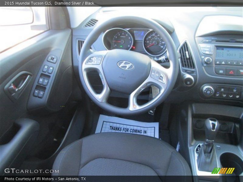 Diamond Silver / Black 2015 Hyundai Tucson GLS