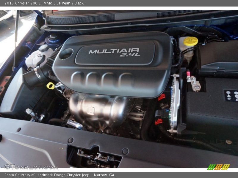Vivid Blue Pearl / Black 2015 Chrysler 200 S