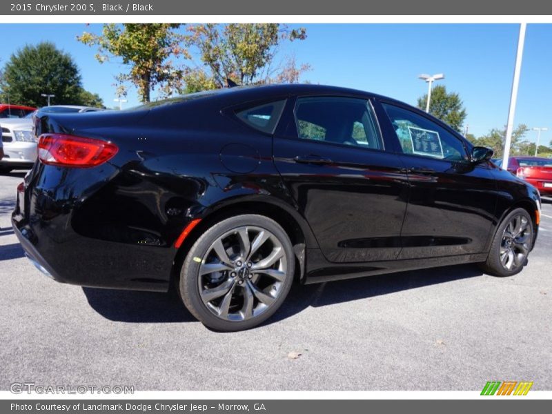 Black / Black 2015 Chrysler 200 S