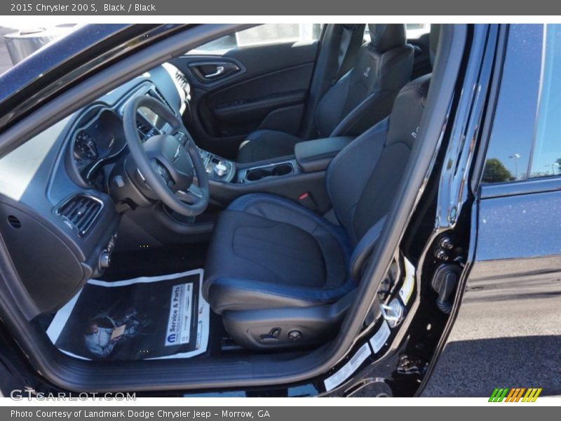Black / Black 2015 Chrysler 200 S