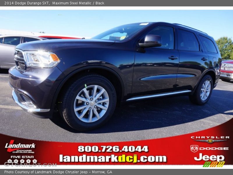 Maximum Steel Metallic / Black 2014 Dodge Durango SXT
