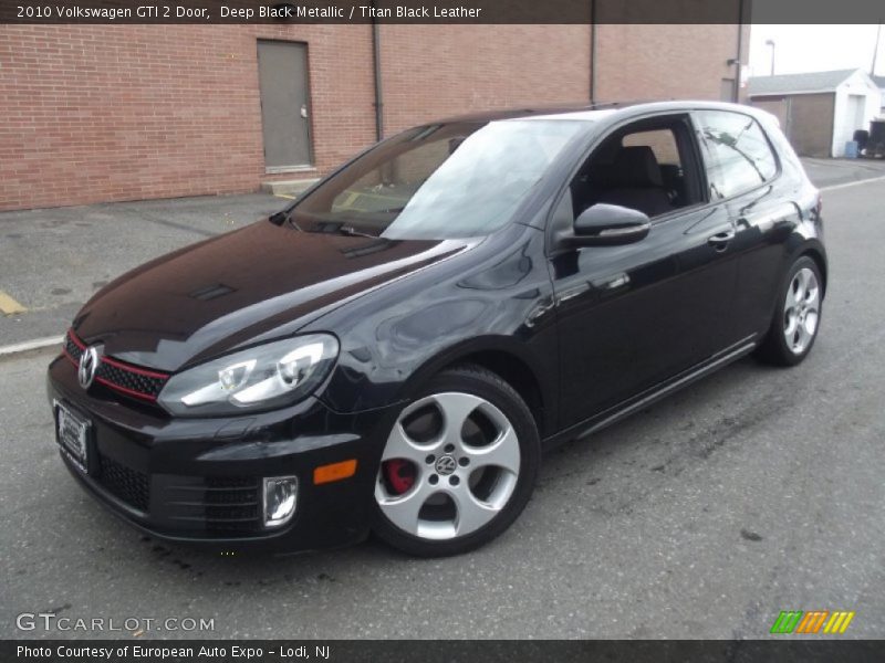 Deep Black Metallic / Titan Black Leather 2010 Volkswagen GTI 2 Door