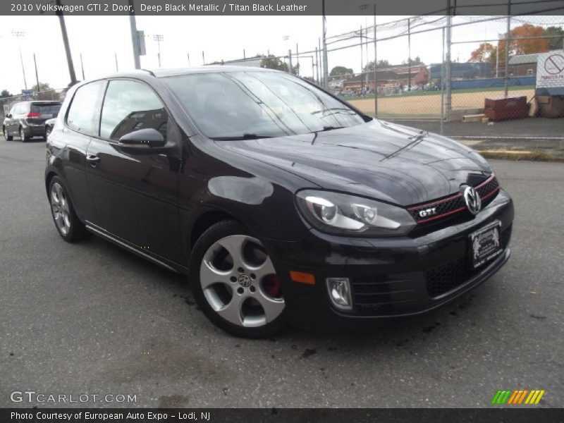 Deep Black Metallic / Titan Black Leather 2010 Volkswagen GTI 2 Door