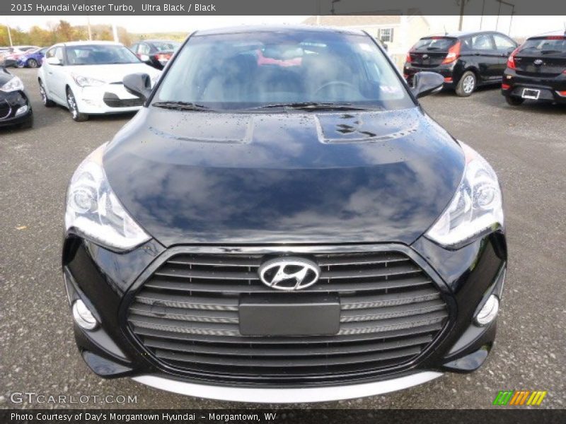 Ultra Black / Black 2015 Hyundai Veloster Turbo