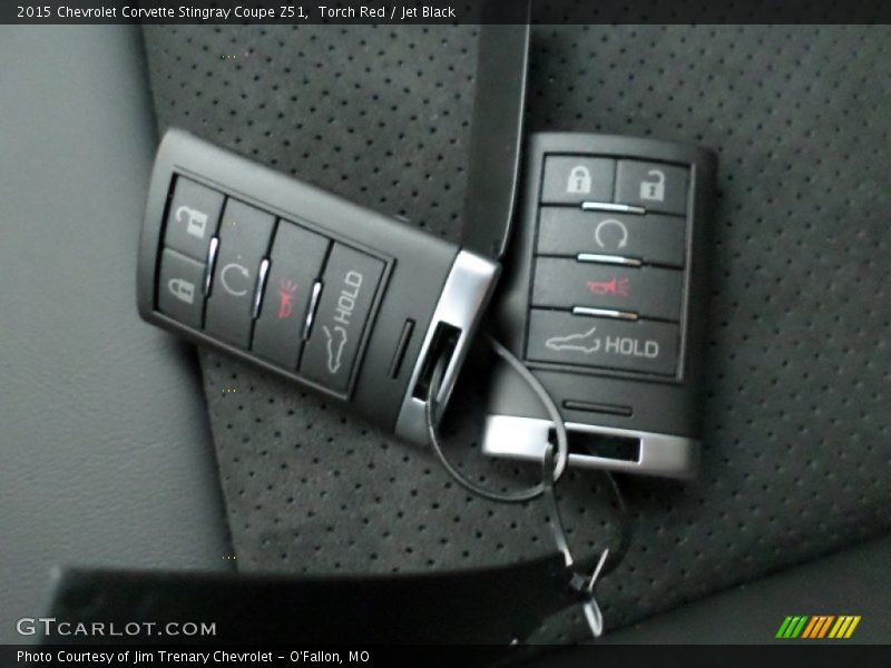 Keys of 2015 Corvette Stingray Coupe Z51