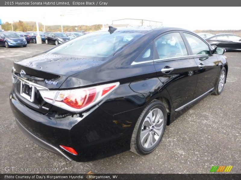 Eclipse Black / Gray 2015 Hyundai Sonata Hybrid Limited