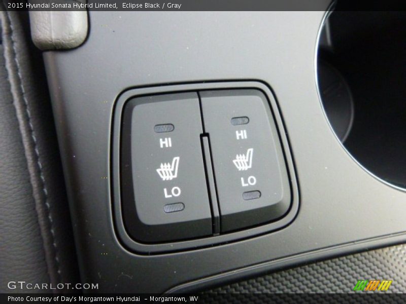Eclipse Black / Gray 2015 Hyundai Sonata Hybrid Limited